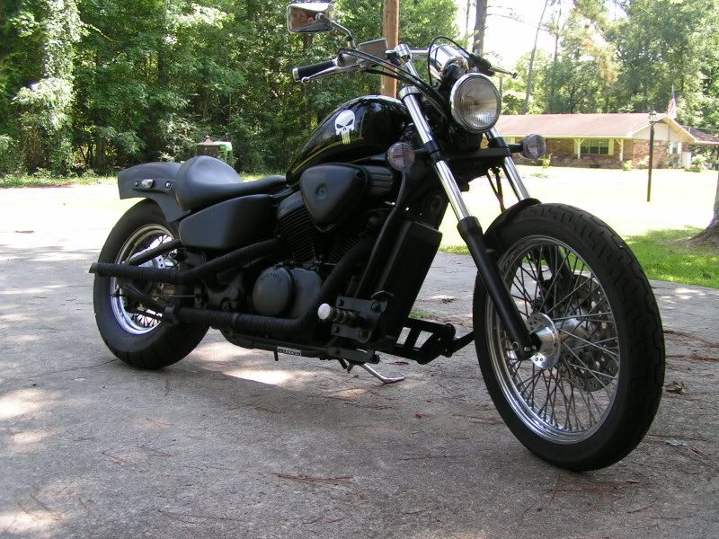 Custom rear fenders for honda shadow